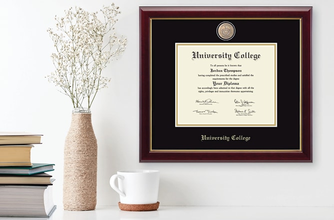 Picture of diploma frame. Shop Diploma Frames.